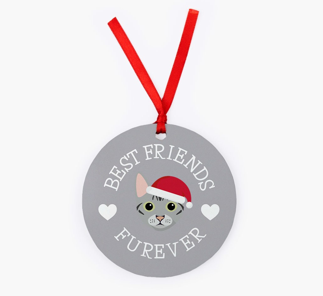 'Best Friends Furever' - {breedCommonName} Christmas Decoration