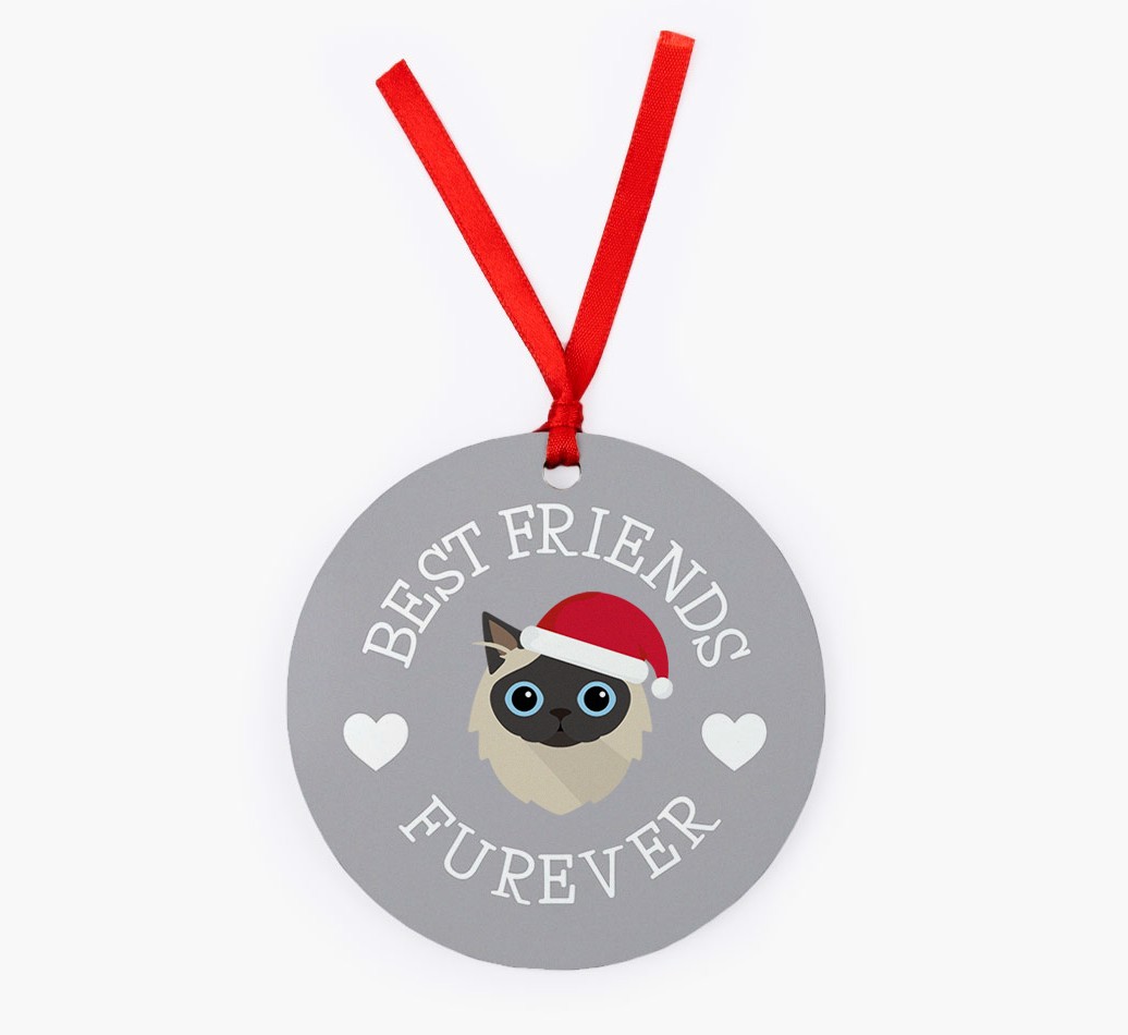 'Best Friends Furever' - {breedCommonName} Christmas Decoration