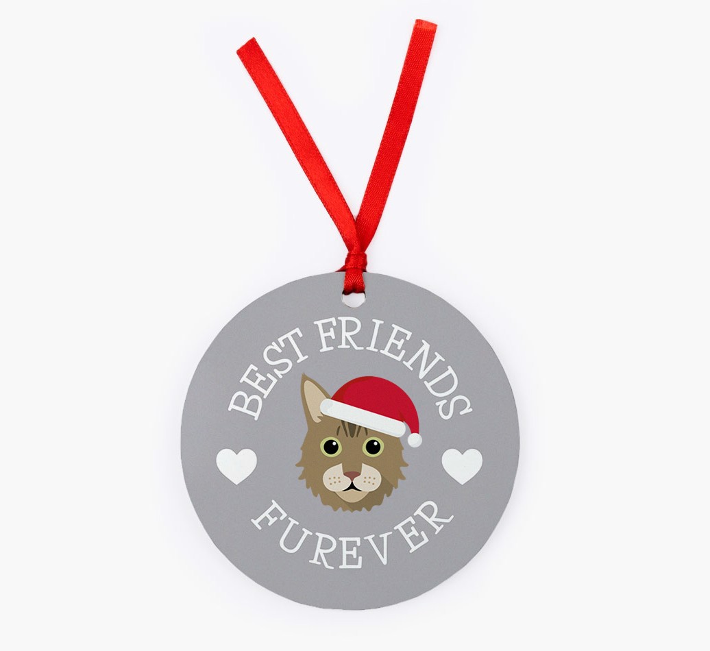 'Best Friends Furever' - {breedCommonName} Christmas Decoration