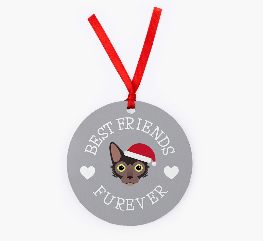 'Best Friends Furever' - {breedCommonName} Christmas Decoration