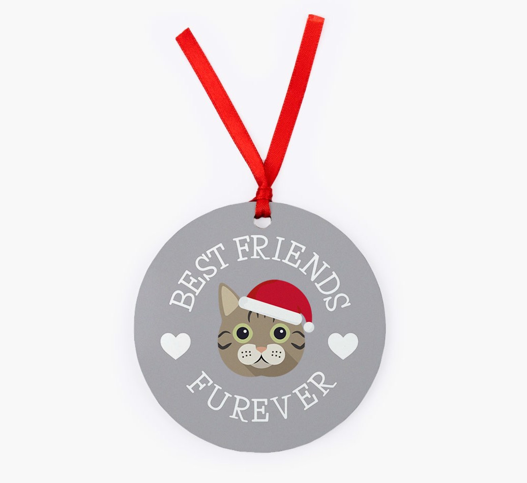 'Best Friends Furever' - {breedCommonName} Christmas Decoration