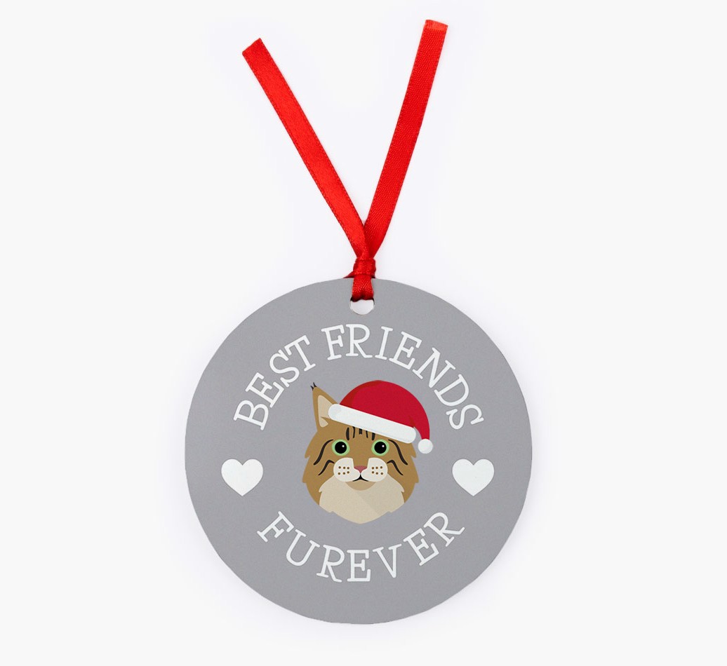 'Best Friends Furever' - {breedCommonName} Christmas Decoration