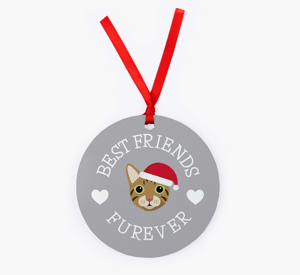'Best Friends Furever' - {breedCommonName} Christmas Decoration