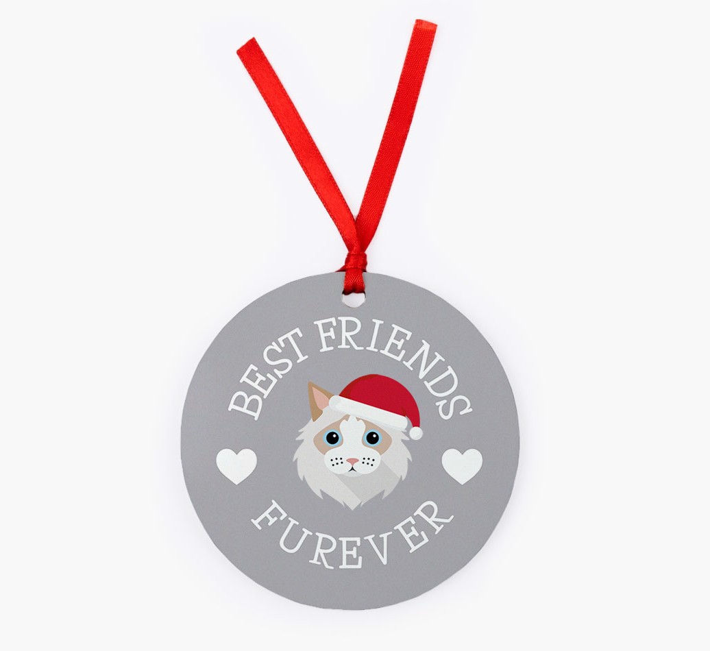 'Best Friends Furever' - {breedCommonName} Christmas Decoration