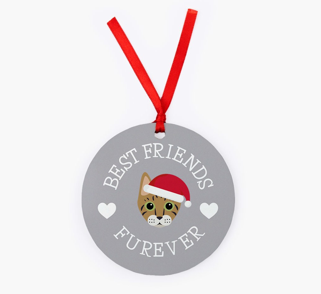 'Best Friends Furever' - {breedCommonName} Christmas Decoration