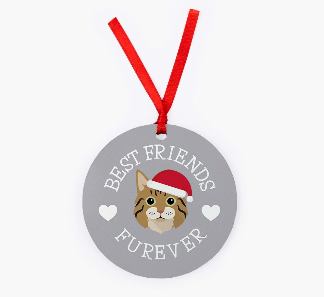 'Best Friends Furever' - {breedCommonName} Christmas Decoration