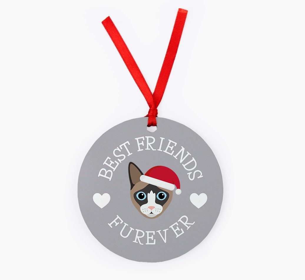 'Best Friends Furever' - {breedCommonName} Christmas Decoration