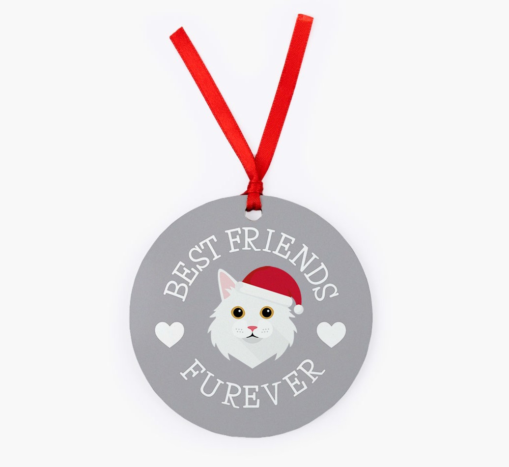 'Best Friends Furever' - {breedCommonName} Christmas Decoration