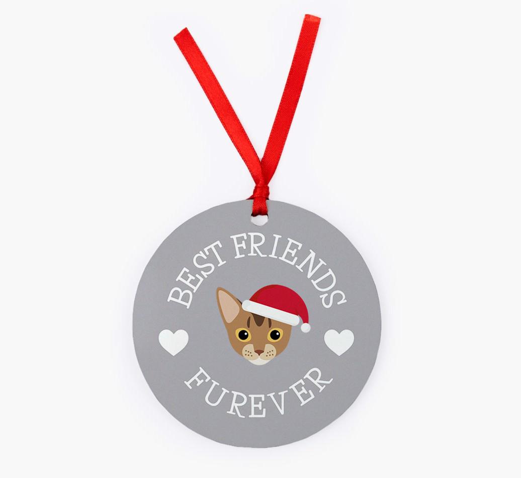 'Best Friends Furever' - {breedCommonName} Christmas Decoration