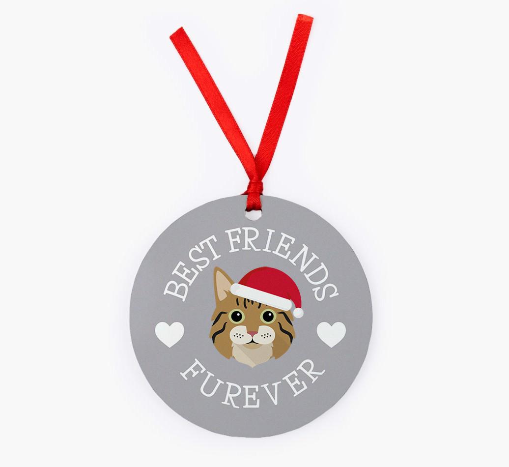 'Best Friends Furever' - {breedCommonName} Christmas Decoration