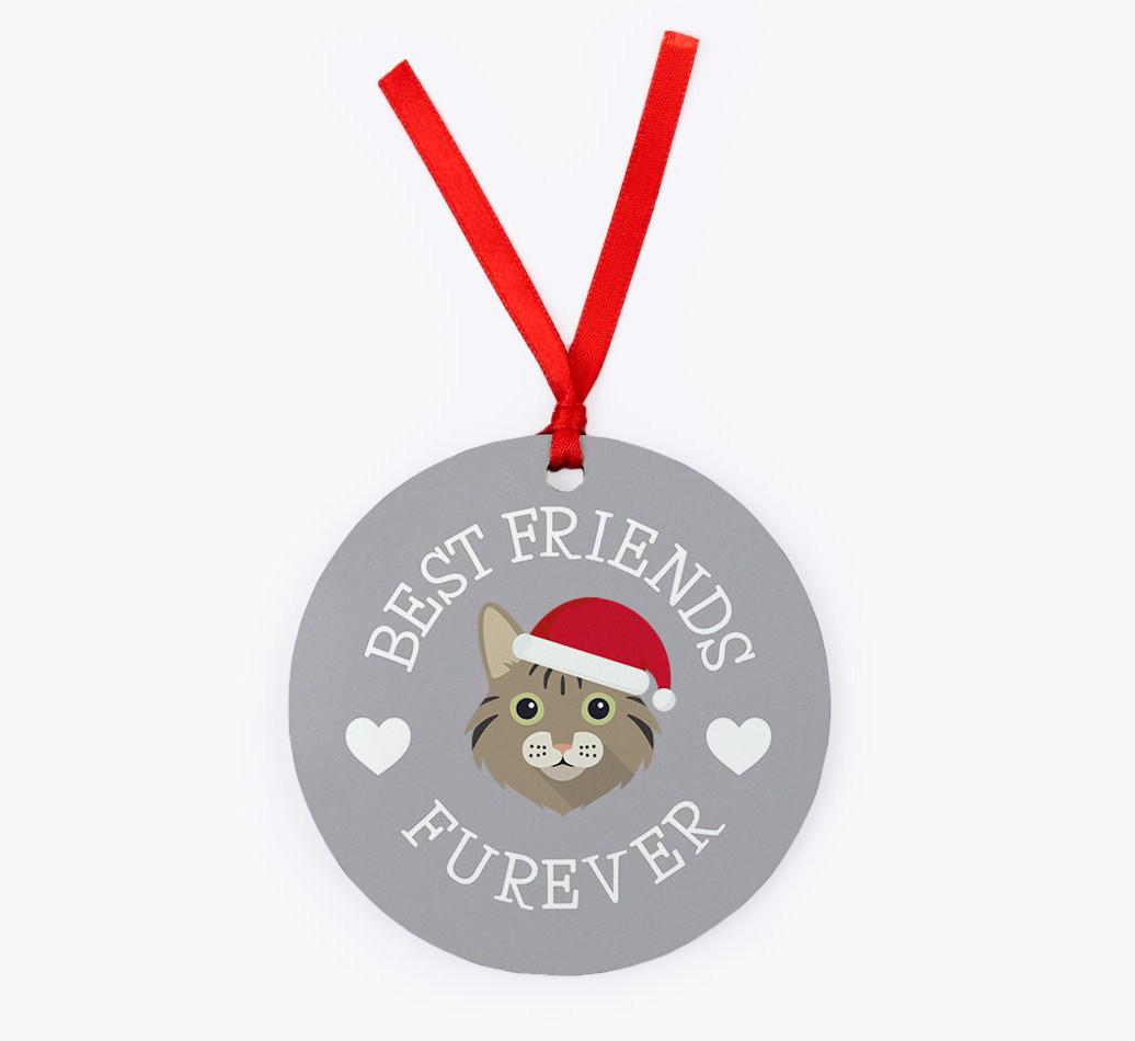 'Best Friends Furever' - {breedCommonName} Christmas Decoration