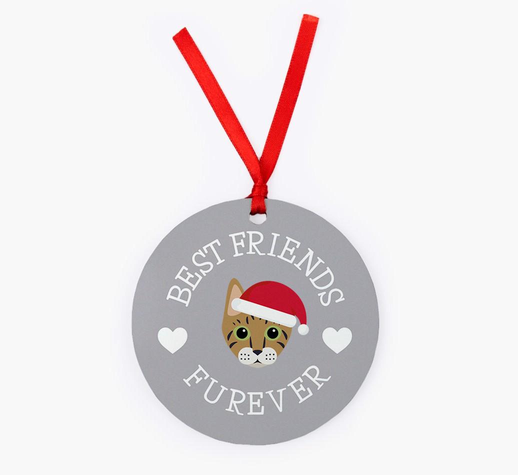 'Best Friends Furever' - {breedCommonName} Christmas Decoration