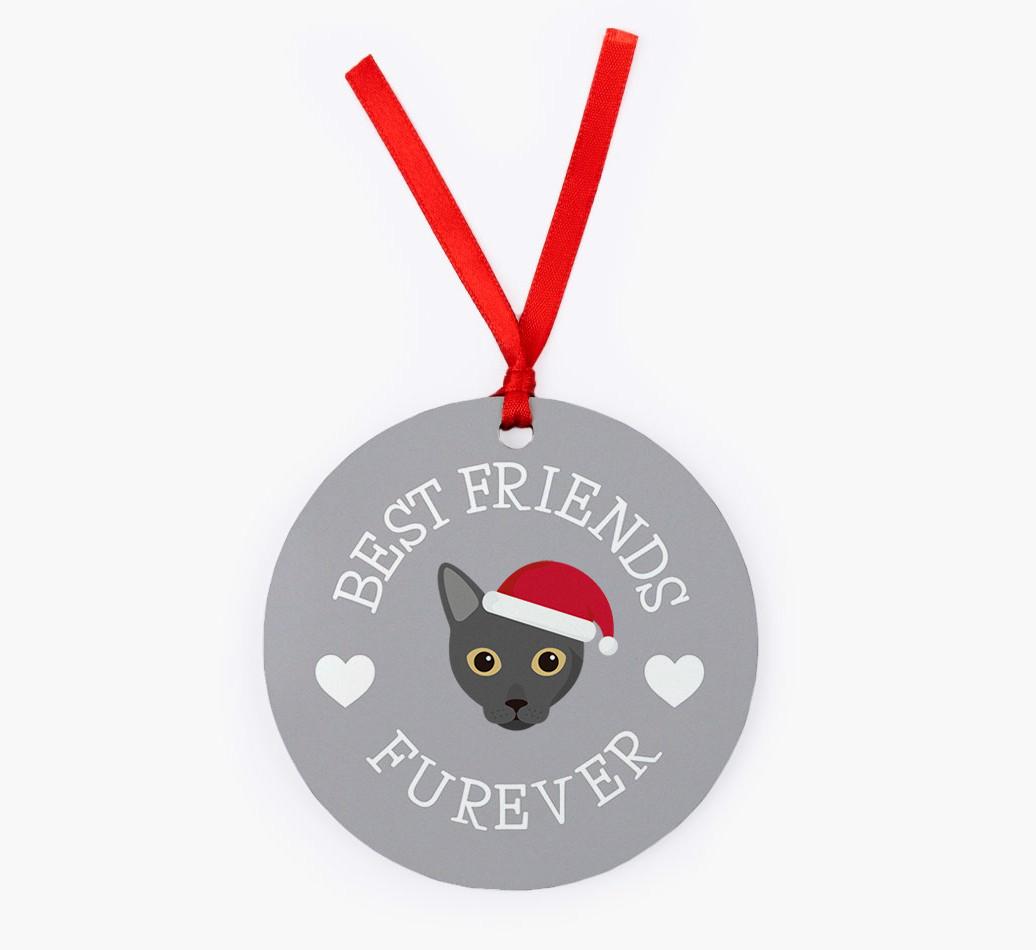'Best Friends Furever' - {breedCommonName} Christmas Decoration