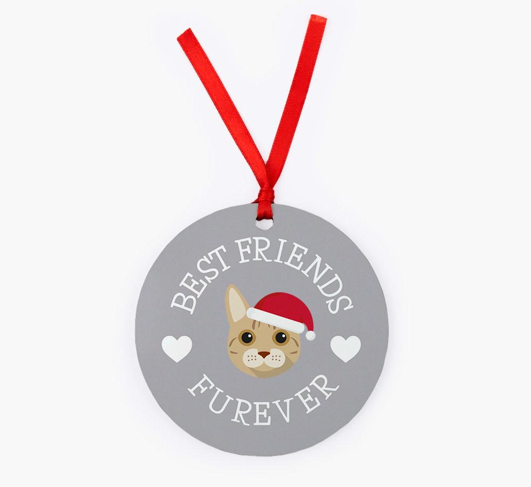 'Best Friends Furever' - {breedCommonName} Christmas Decoration