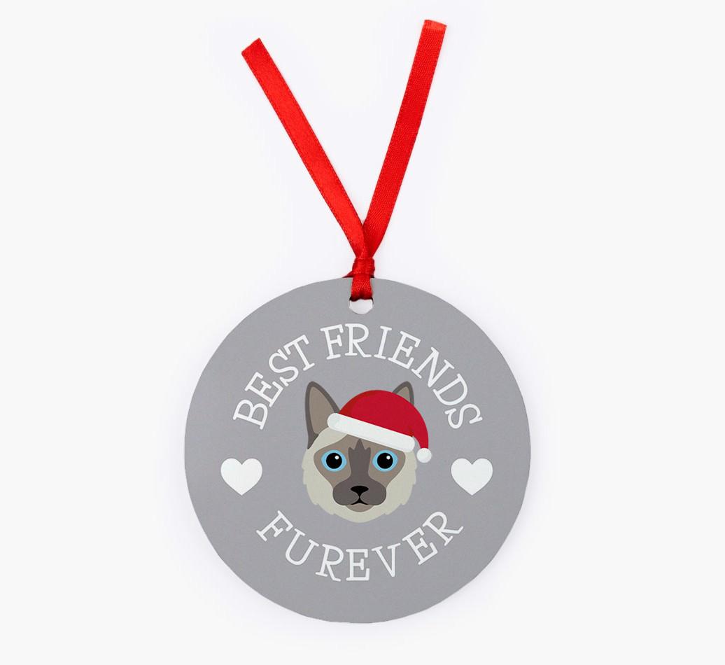 'Best Friends Furever' - {breedCommonName} Christmas Decoration