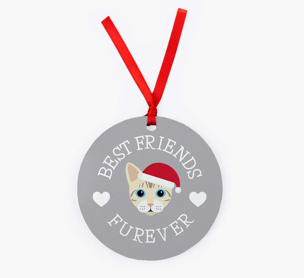 'Best Friends Furever' - {breedCommonName} Christmas Decoration