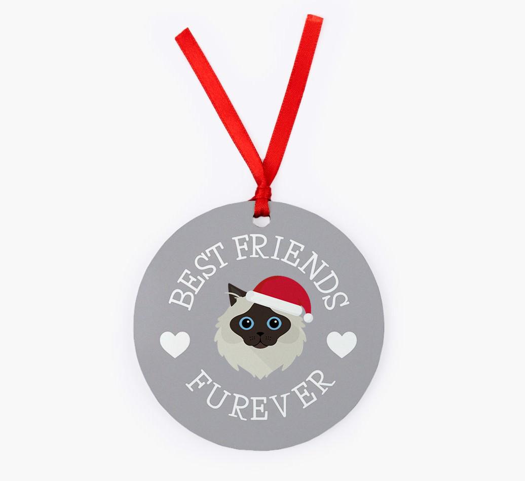 'Best Friends Furever' - {breedCommonName} Christmas Decoration