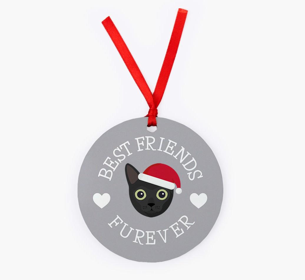 'Best Friends Furever' - {breedCommonName} Christmas Decoration