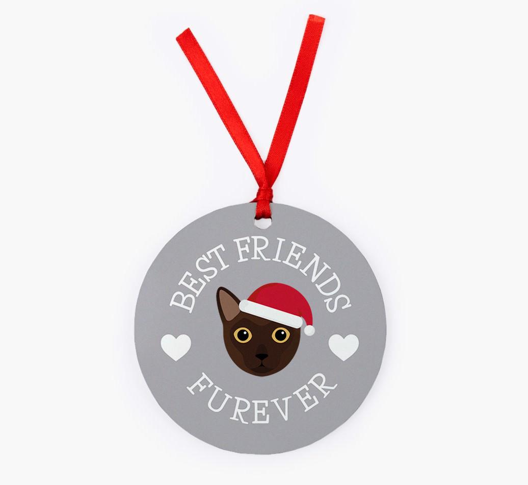 'Best Friends Furever' - {breedCommonName} Christmas Decoration