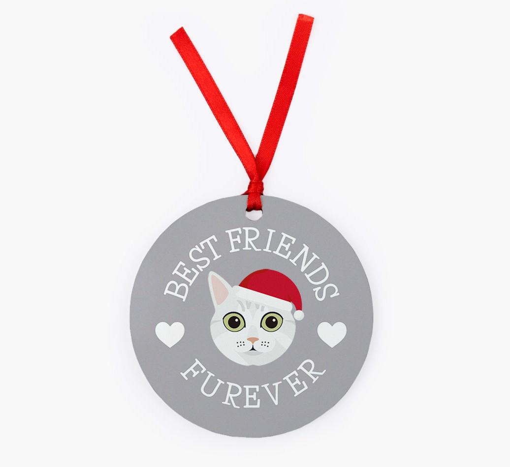 'Best Friends Furever' - {breedCommonName} Christmas Decoration