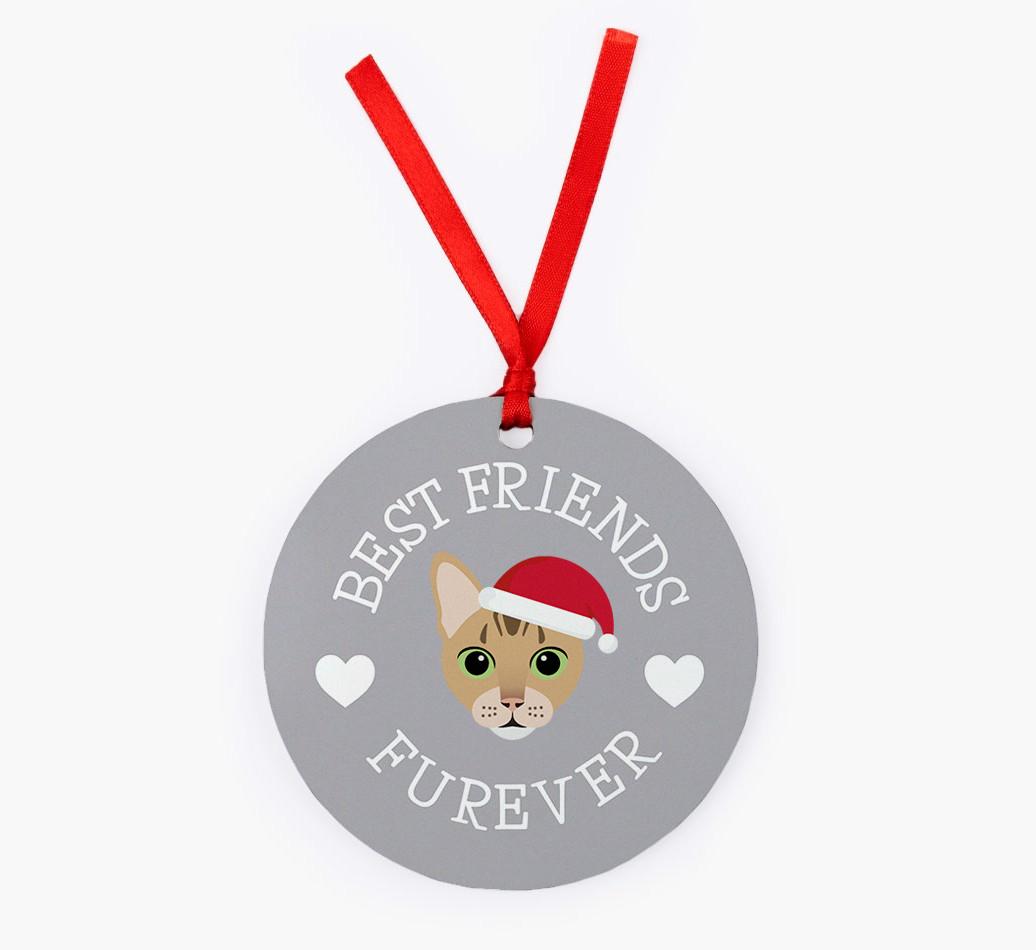 'Best Friends Furever' - {breedCommonName} Christmas Decoration