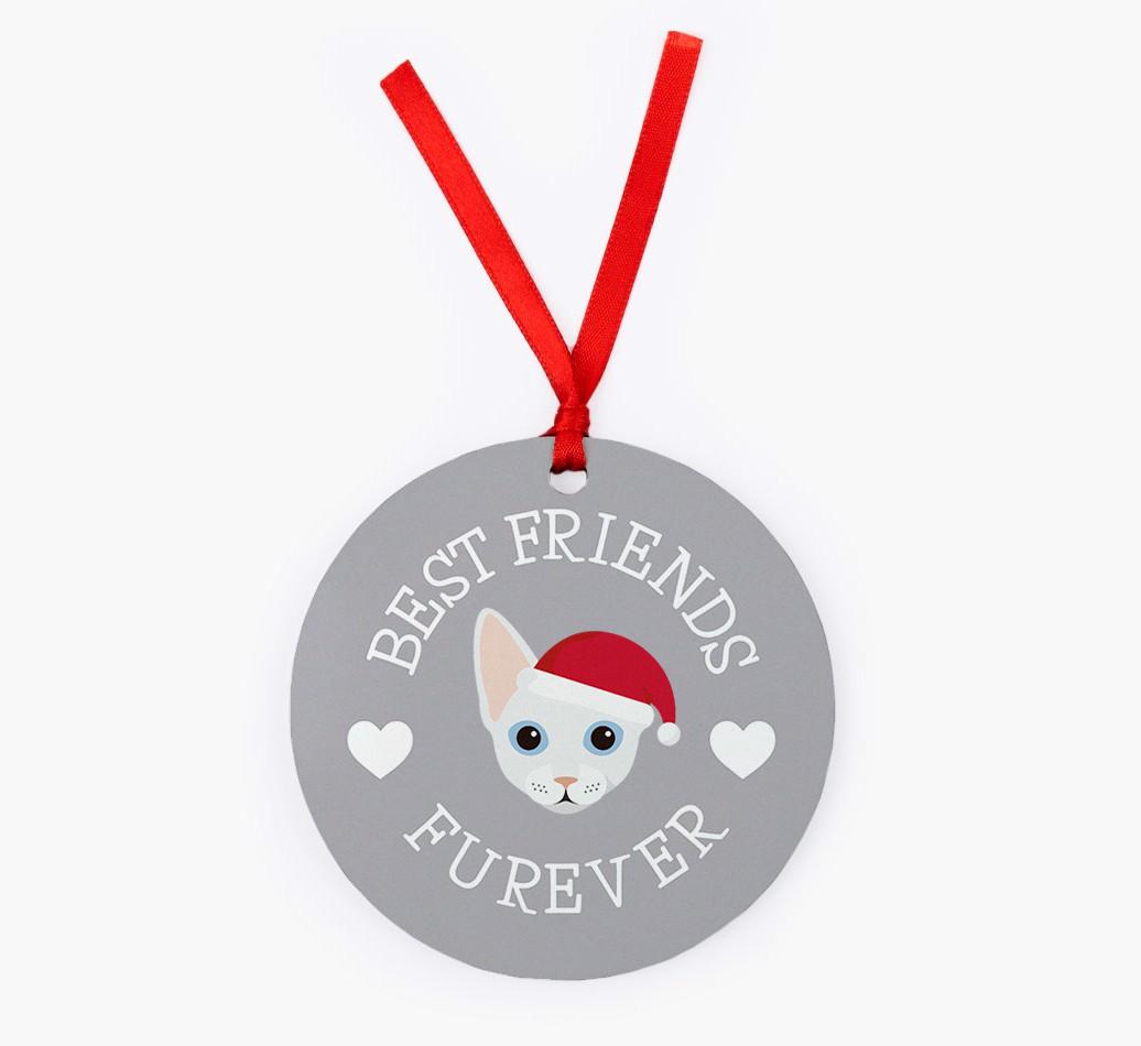 'Best Friends Furever' - {breedCommonName} Christmas Decoration