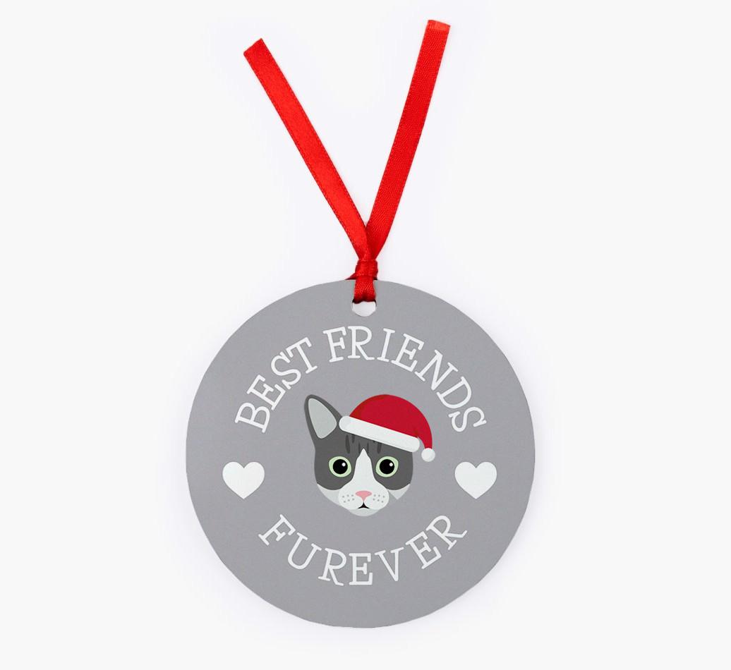 'Best Friends Furever' - {breedCommonName} Christmas Decoration