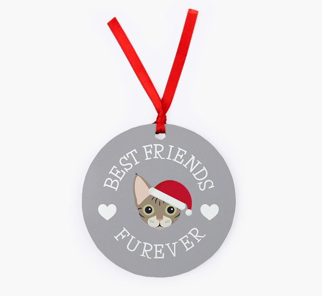 'Best Friends Furever' - {breedCommonName} Christmas Decoration