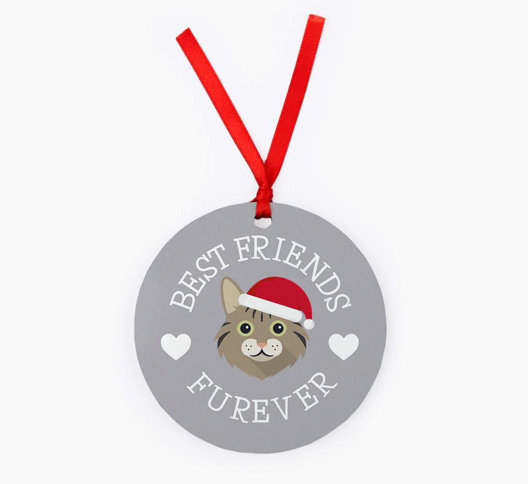 'Best Friends Furever' - {breedCommonName} Christmas Decoration
