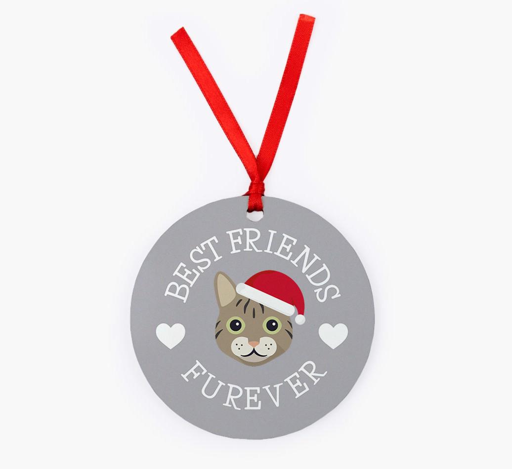 'Best Friends Furever' - {breedCommonName} Christmas Decoration