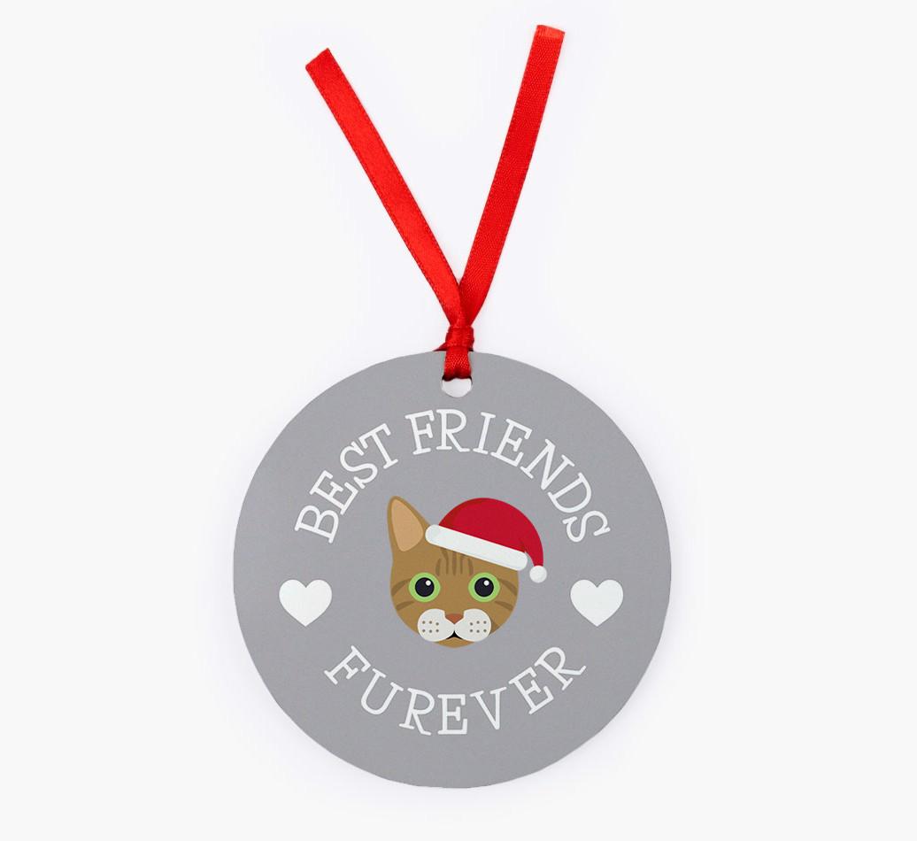 'Best Friends Furever' - {breedCommonName} Christmas Decoration