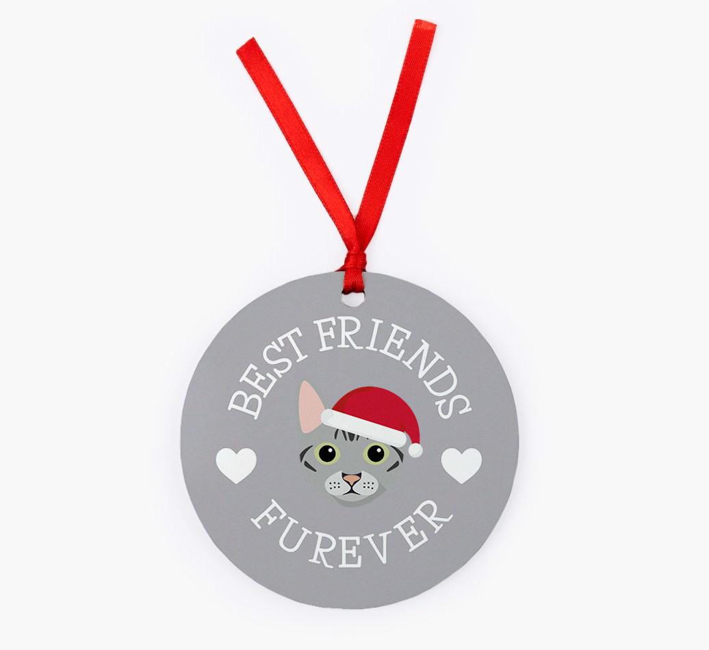 'Best Friends Furever' - {breedCommonName} Christmas Decoration