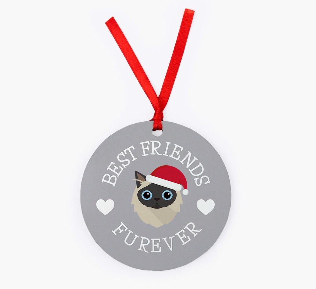 'Best Friends Furever' - {breedCommonName} Christmas Decoration