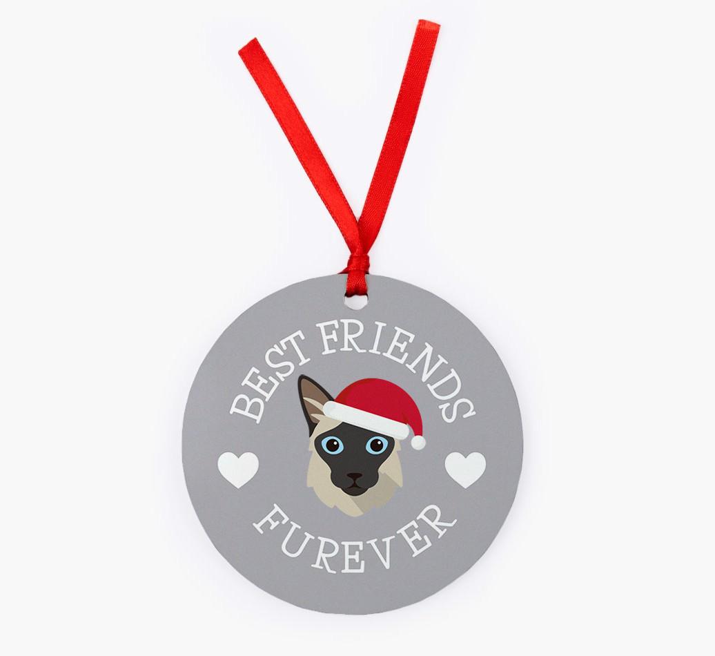 'Best Friends Furever' - {breedCommonName} Christmas Decoration