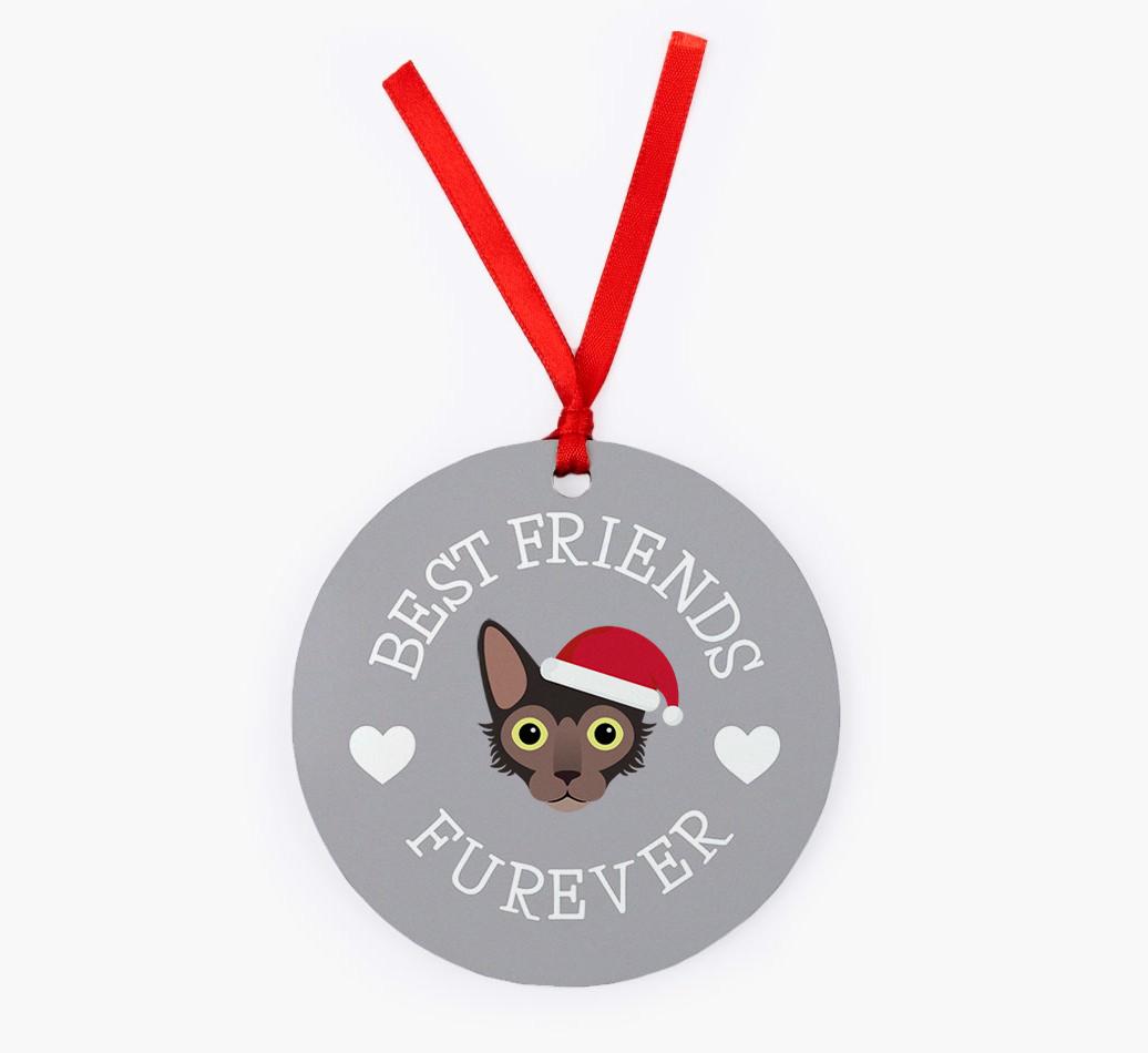 'Best Friends Furever' - {breedCommonName} Christmas Decoration