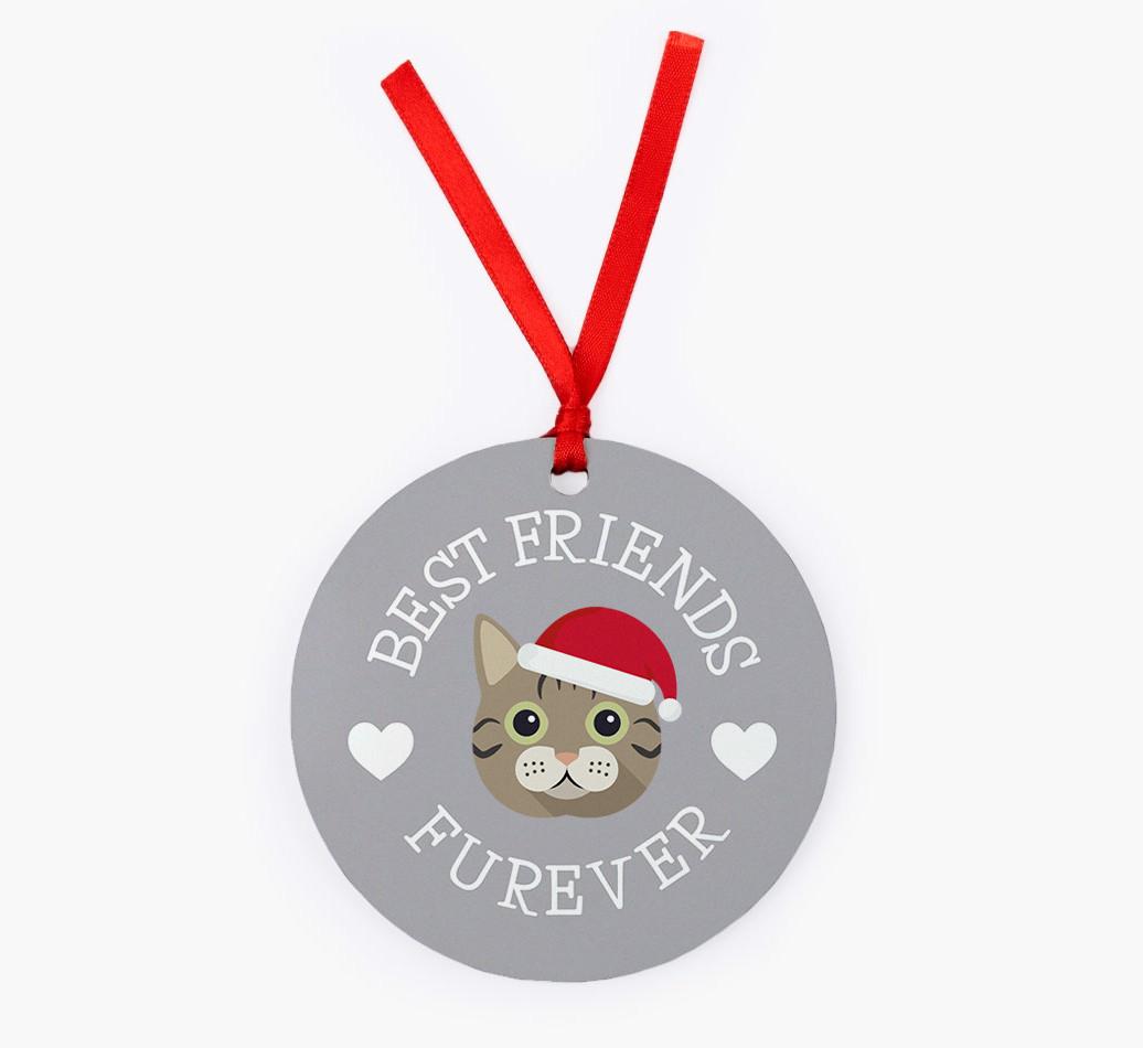 'Best Friends Furever' - {breedCommonName} Christmas Decoration