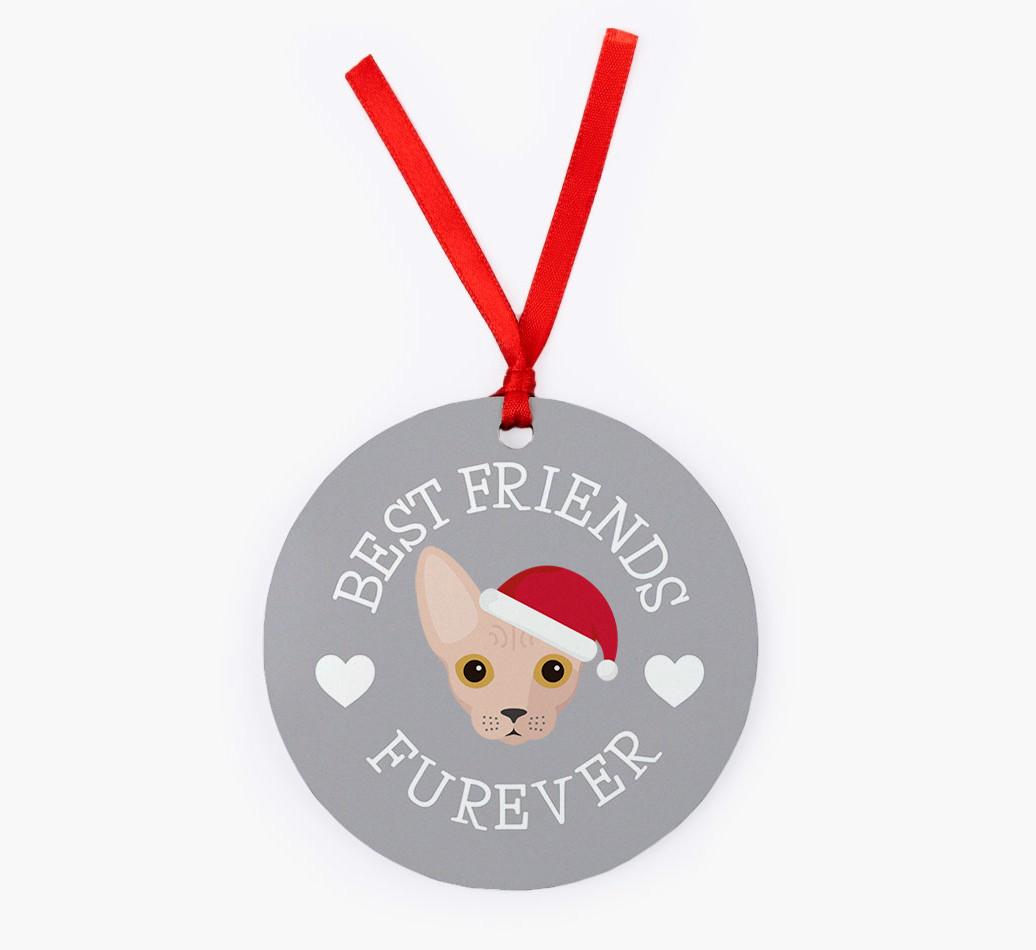 'Best Friends Furever' - {breedCommonName} Christmas Decoration
