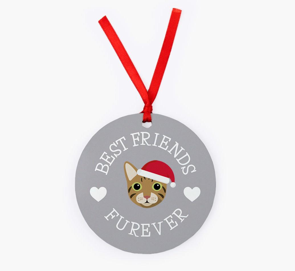 'Best Friends Furever' - {breedCommonName} Christmas Decoration