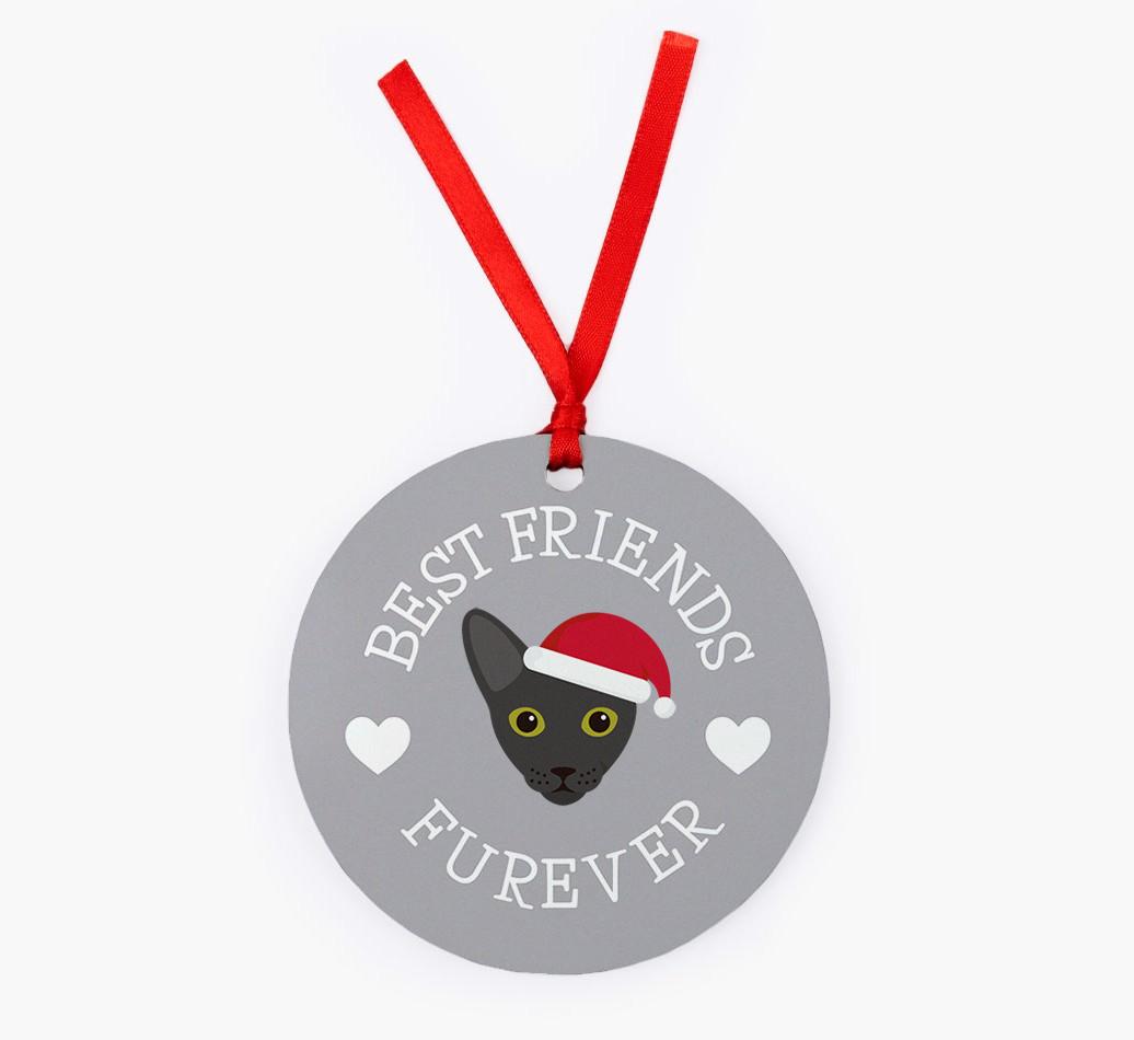 'Best Friends Furever' - {breedCommonName} Christmas Decoration