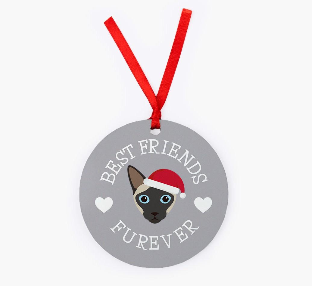 'Best Friends Furever' - {breedCommonName} Christmas Decoration