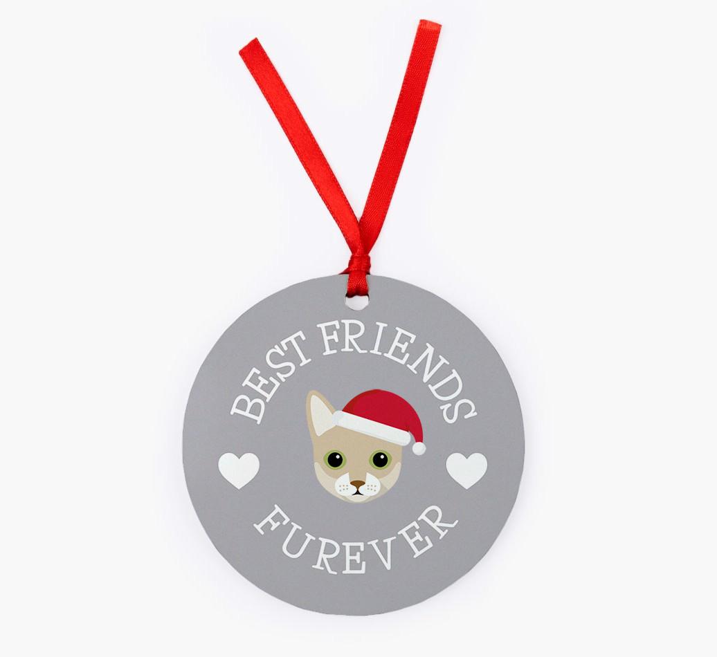 'Best Friends Furever' - {breedCommonName} Christmas Decoration