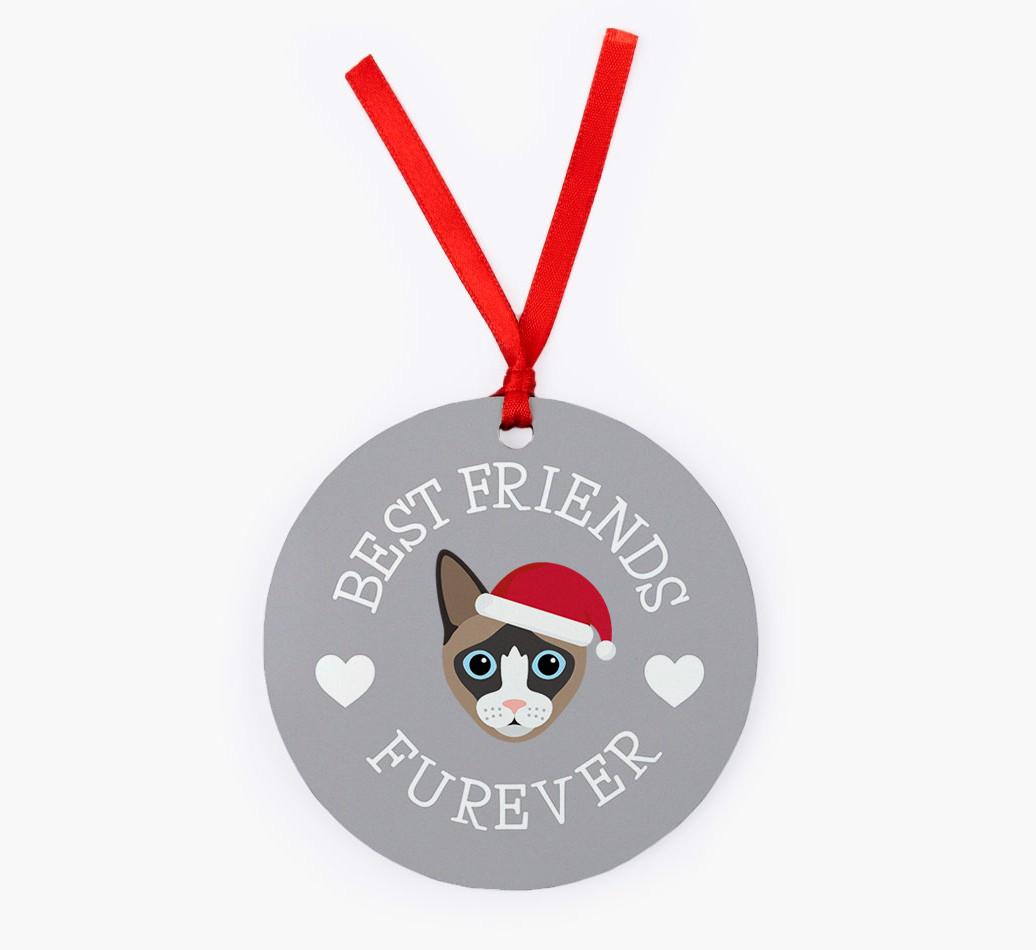 'Best Friends Furever' - {breedCommonName} Christmas Decoration