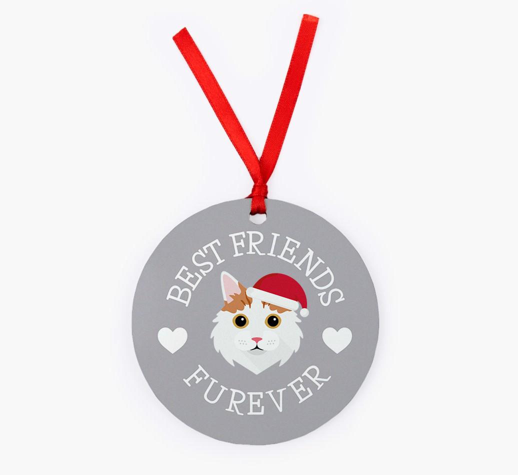 'Best Friends Furever' - {breedCommonName} Christmas Decoration
