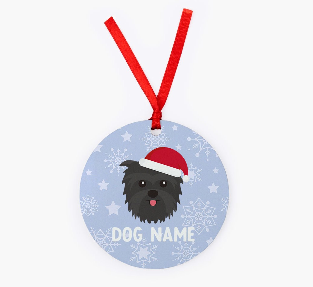 Snowflake: Personalized {breedFullName} Christmas Decoration