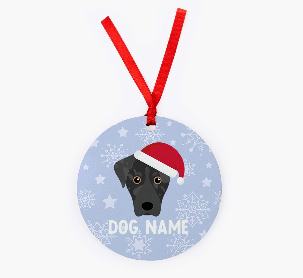 Snowflake: Personalized {breedFullName} Christmas Decoration