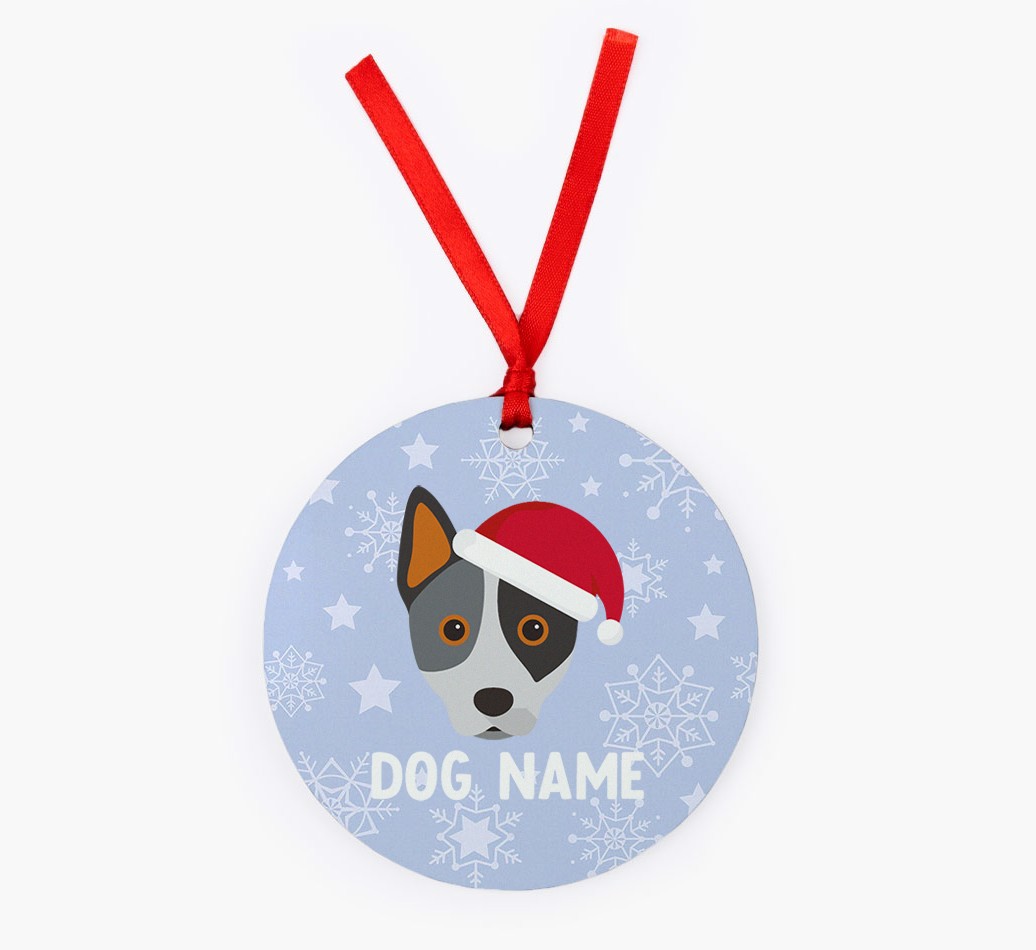 Snowflake: Personalized {breedFullName} Christmas Decoration