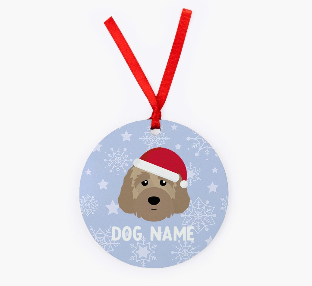 Snowflake: Personalized {breedFullName} Christmas Decoration