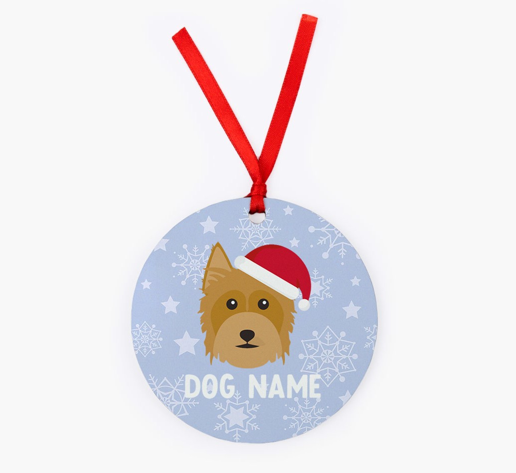 Snowflake: Personalized {breedFullName} Christmas Decoration