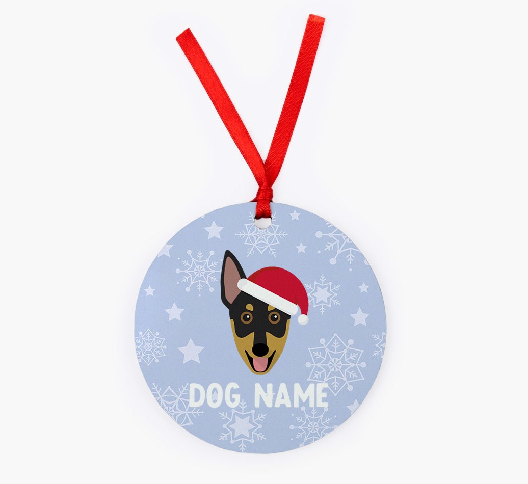 Snowflake: Personalized {breedFullName} Christmas Decoration