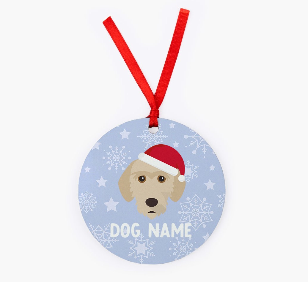 Snowflake: Personalised {breedFullName} Christmas Decoration